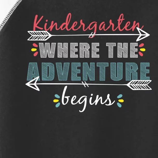 Kindergarten Back To School Adventure Toddler Fine Jersey T-Shirt