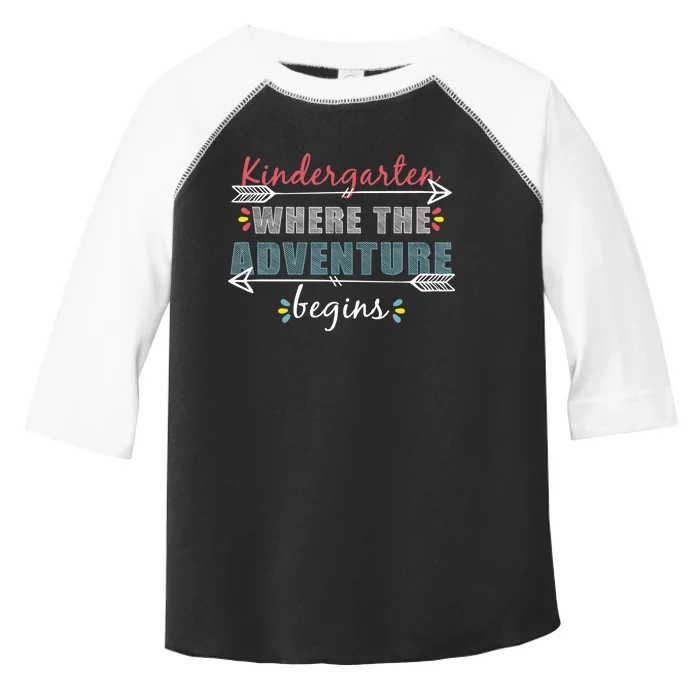 Kindergarten Back To School Adventure Toddler Fine Jersey T-Shirt