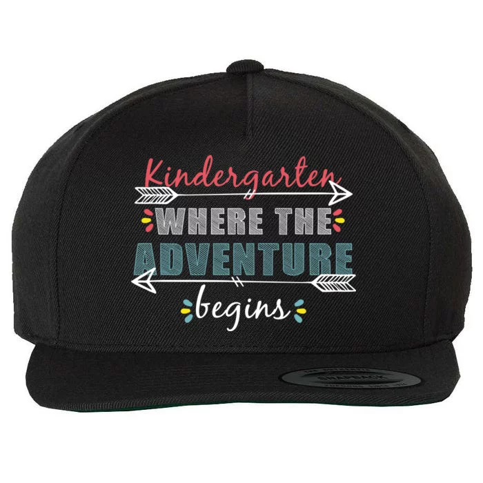 Kindergarten Back To School Adventure Wool Snapback Cap