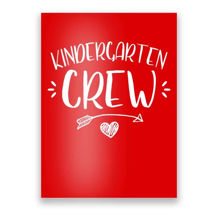 Kindergarten Crew Poster