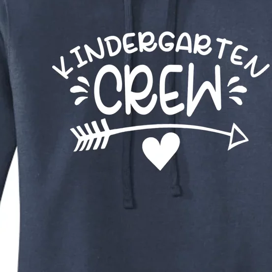 Kindergarten Crew Arrow Hear Simple Logo Women's Pullover Hoodie