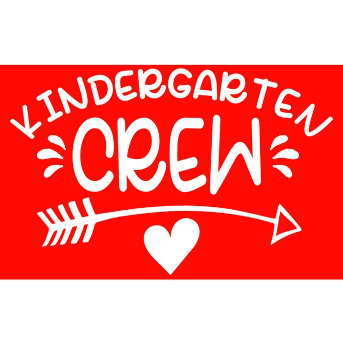 Kindergarten Crew Arrow Hear Simple Logo Bumper Sticker