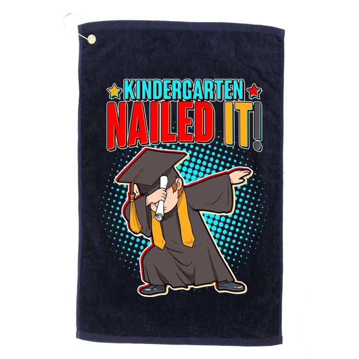 Kindergarten Graduate Nailed It Platinum Collection Golf Towel