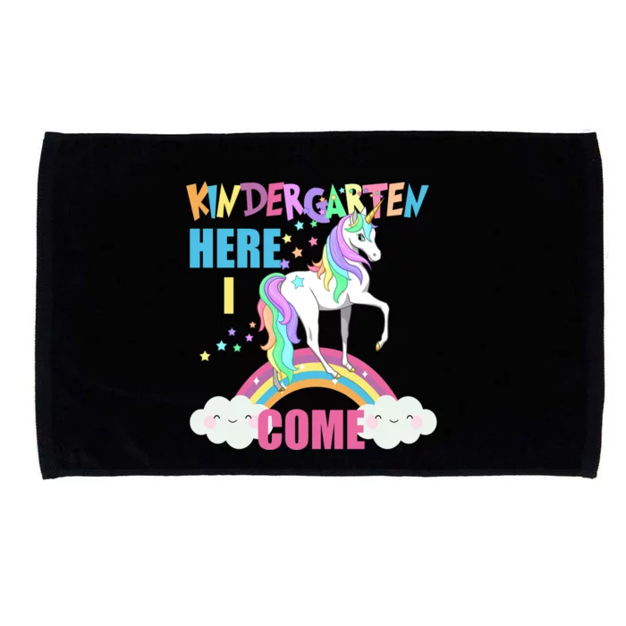 Kindergarten Here I Come Magical Unicorn Microfiber Hand Towel