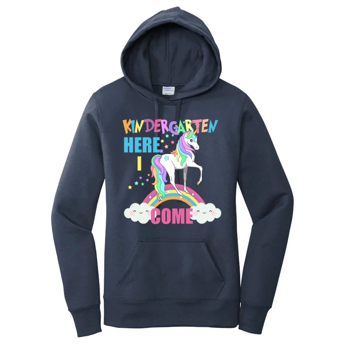 Kindergarten Here I Come Magical Unicorn Women's Pullover Hoodie