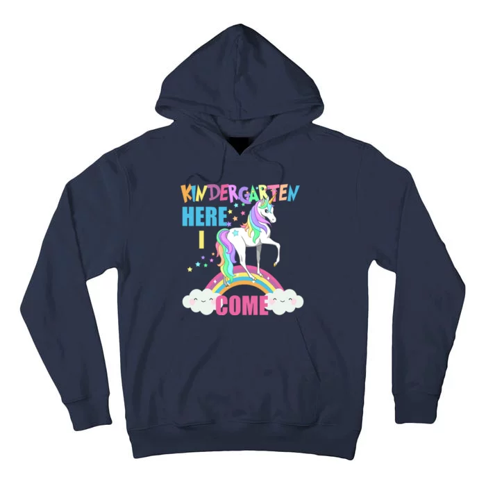 Kindergarten Here I Come Magical Unicorn Tall Hoodie