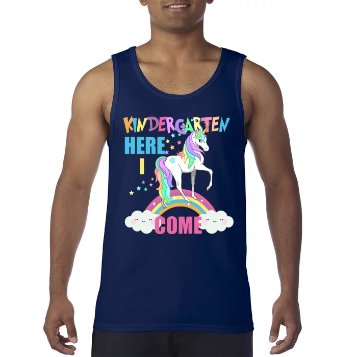 Kindergarten Here I Come Magical Unicorn Tank Top