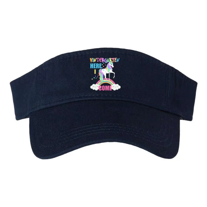 Kindergarten Here I Come Magical Unicorn Valucap Bio-Washed Visor