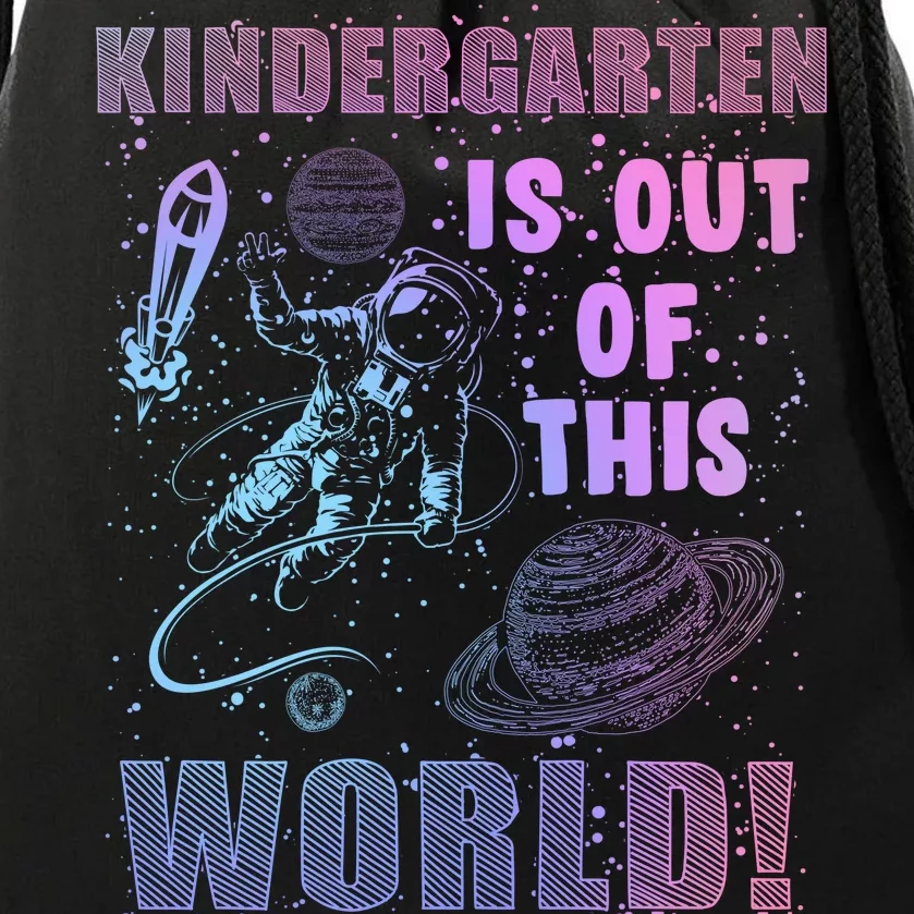 Kindergarten Is Out Of This World Drawstring Bag