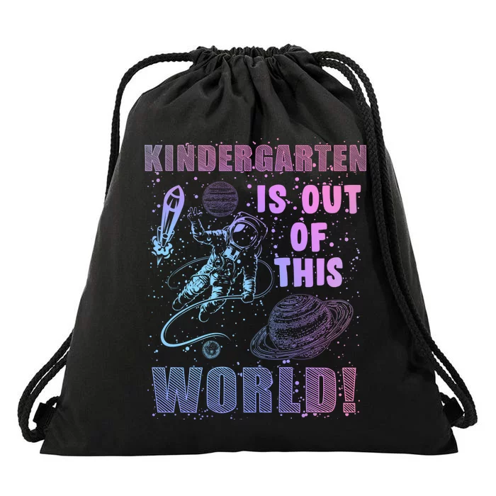 Kindergarten Is Out Of This World Drawstring Bag