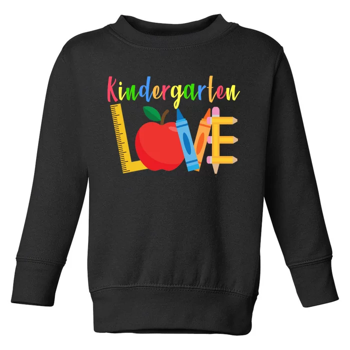 Kindergarten Love Toddler Sweatshirt