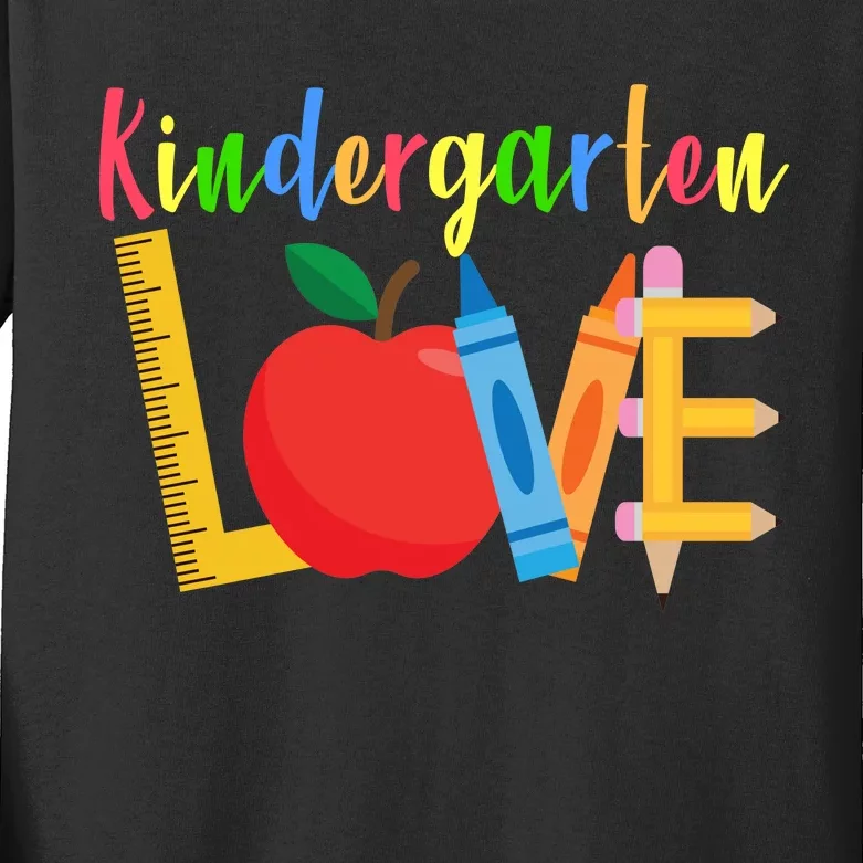 Kindergarten Love Kids Long Sleeve Shirt