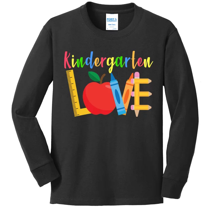 Kindergarten Love Kids Long Sleeve Shirt