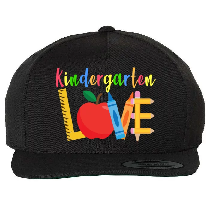 Kindergarten Love Wool Snapback Cap