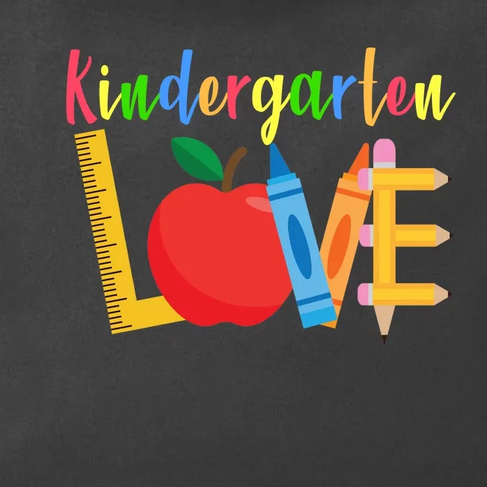 Kindergarten Love Zip Tote Bag