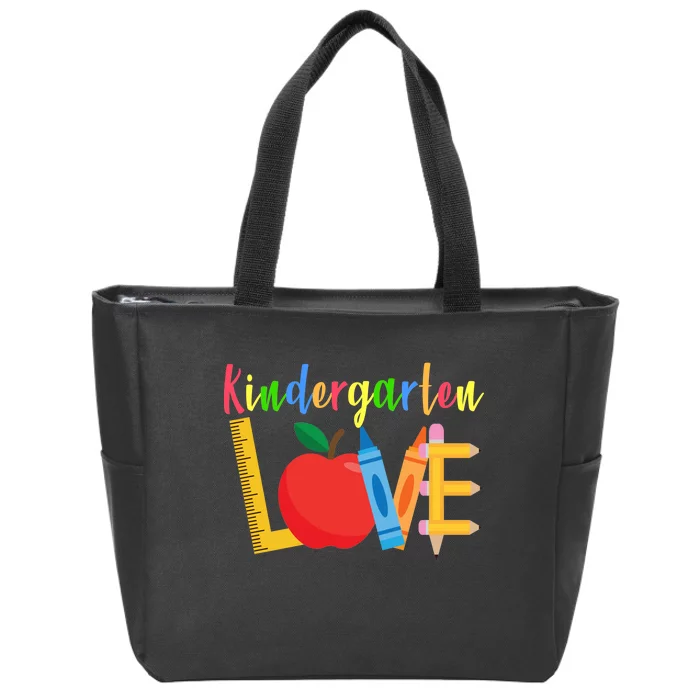 Kindergarten Love Zip Tote Bag