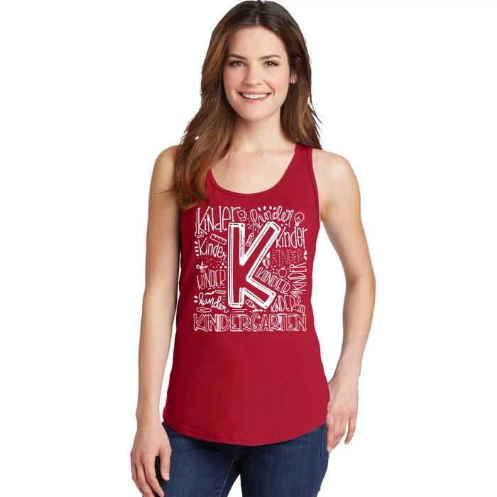 Kindergarten Mash-Up Ladies Essential Tank