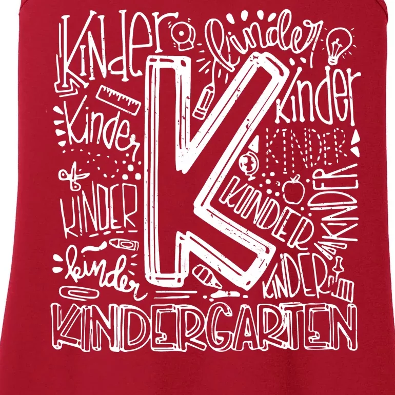 Kindergarten Mash-Up Ladies Essential Tank