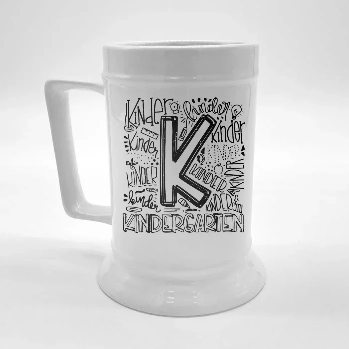 Kindergarten Mash-Up Front & Back Beer Stein