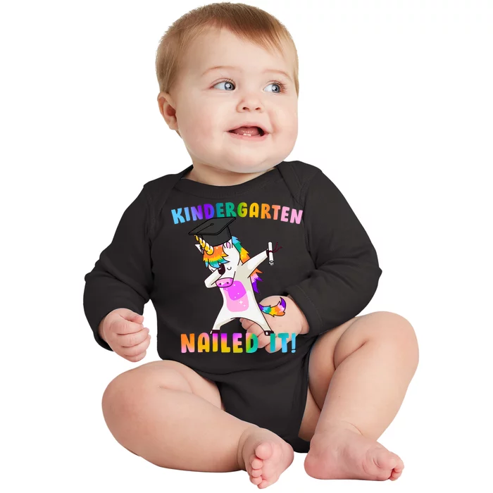 Kindergarten Nailed It Baby Long Sleeve Bodysuit