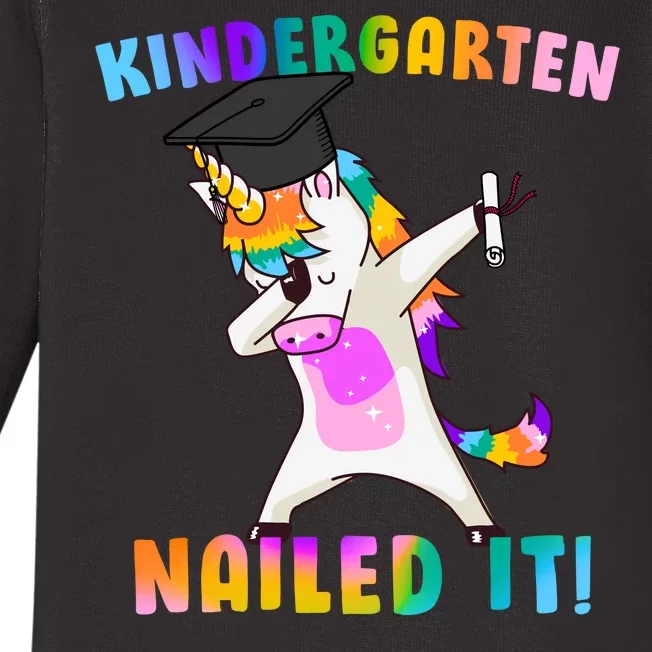 Kindergarten Nailed It Baby Long Sleeve Bodysuit