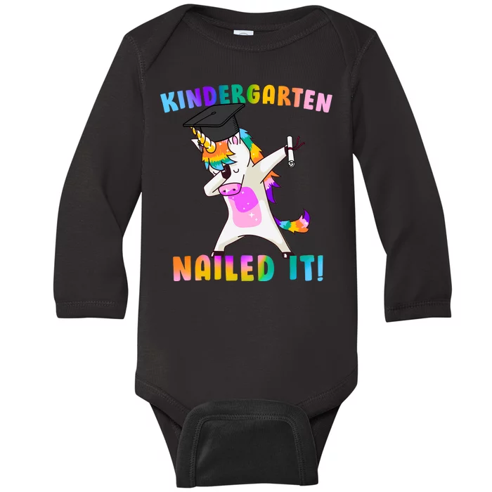 Kindergarten Nailed It Baby Long Sleeve Bodysuit