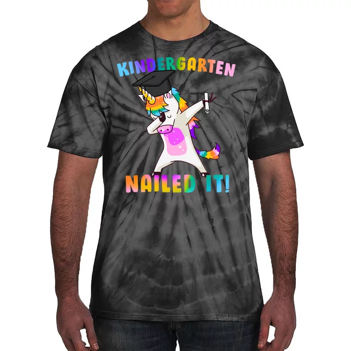 Kindergarten Nailed It Tie-Dye T-Shirt