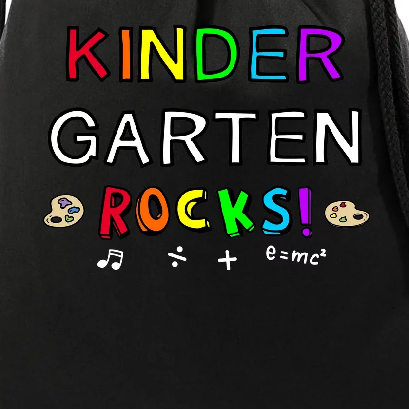 Kindergarten Rocks Drawstring Bag