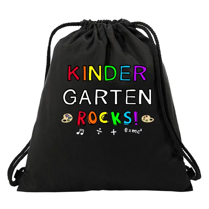 Kindergarten Rocks Drawstring Bag