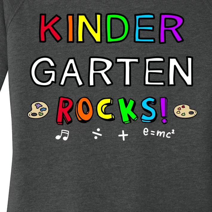 Kindergarten Rocks Women's Perfect Tri Tunic Long Sleeve Shirt