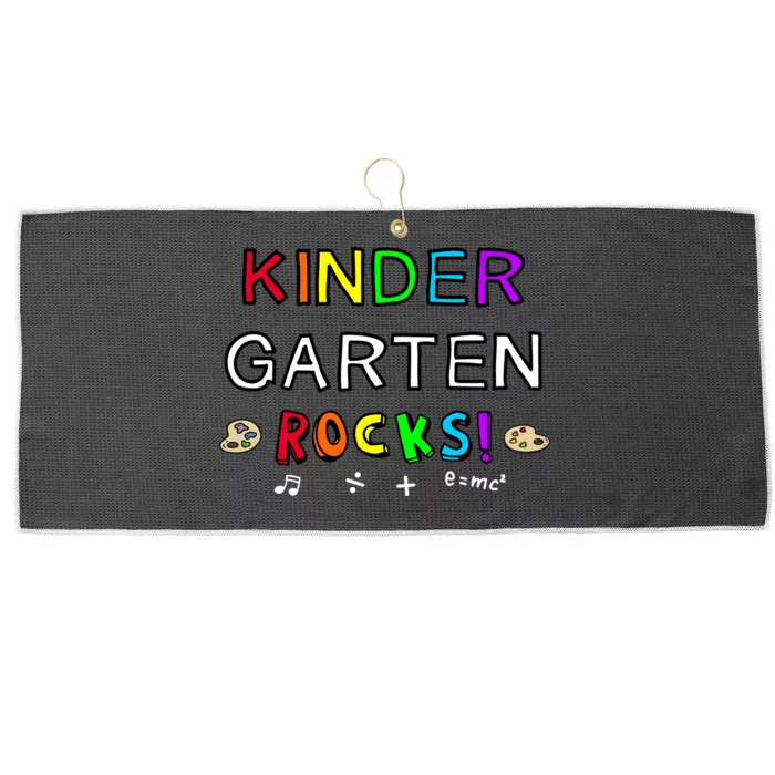 Kindergarten Rocks Large Microfiber Waffle Golf Towel