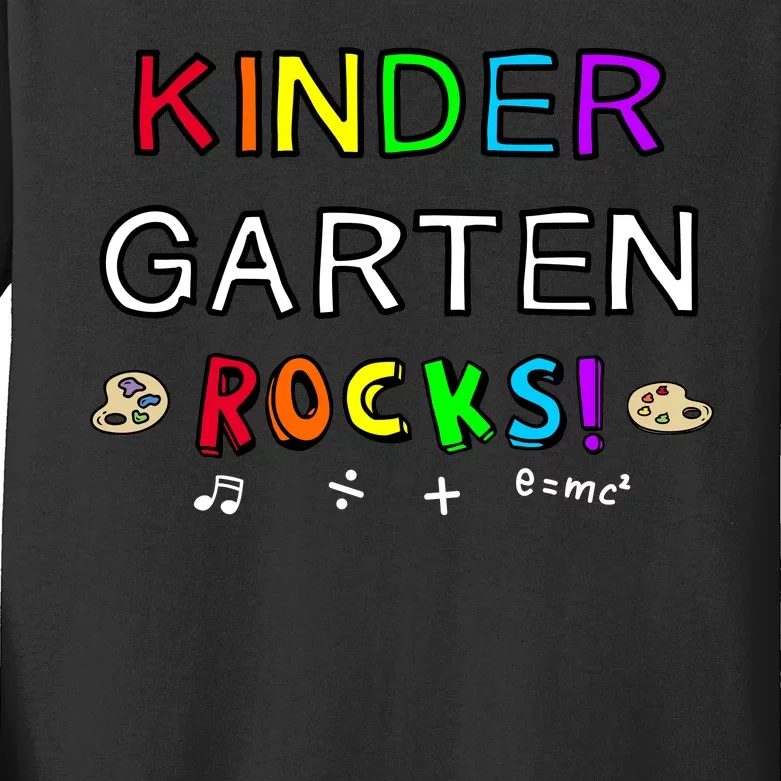 Kindergarten Rocks Kids Long Sleeve Shirt