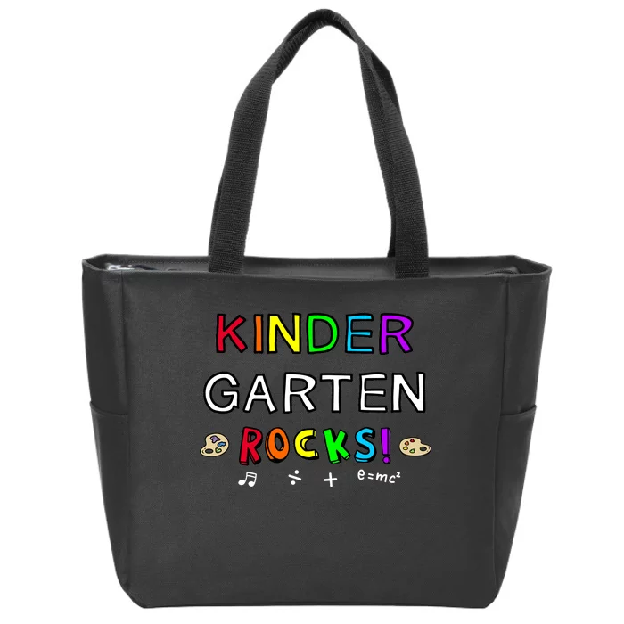 Kindergarten Rocks Zip Tote Bag