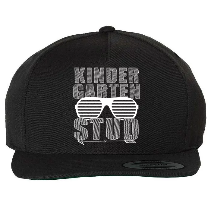 Kindergarten Stud Funny School Wool Snapback Cap