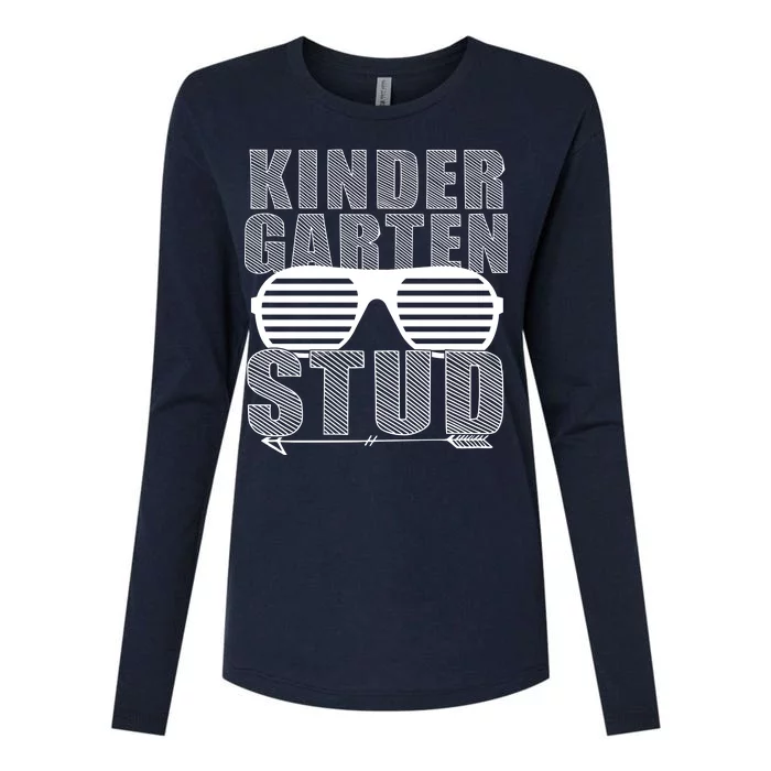 Kindergarten Stud Funny School Womens Cotton Relaxed Long Sleeve T-Shirt