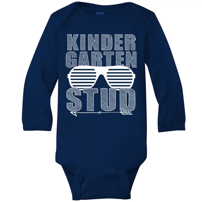 Kindergarten Stud Funny School Baby Long Sleeve Bodysuit