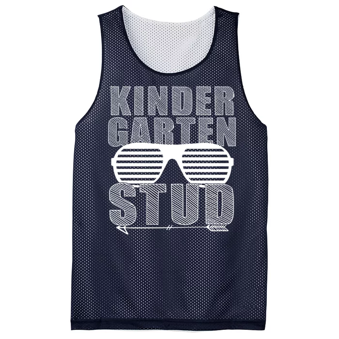 Kindergarten Stud Funny School Mesh Reversible Basketball Jersey Tank