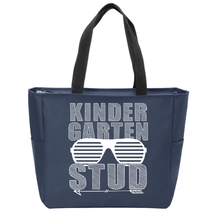 Kindergarten Stud Funny School Zip Tote Bag