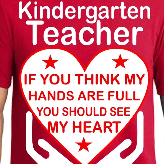 Kindergarten Teacher See My Heart Pajama Set