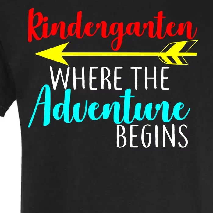 Kindergarten Where The Adventure Begins Garment-Dyed Heavyweight T-Shirt