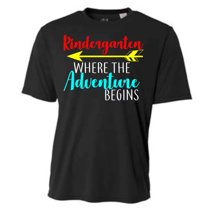 Kindergarten Where The Adventure Begins Cooling Performance Crew T-Shirt