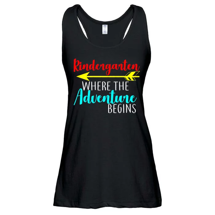 Kindergarten Where The Adventure Begins Ladies Essential Flowy Tank