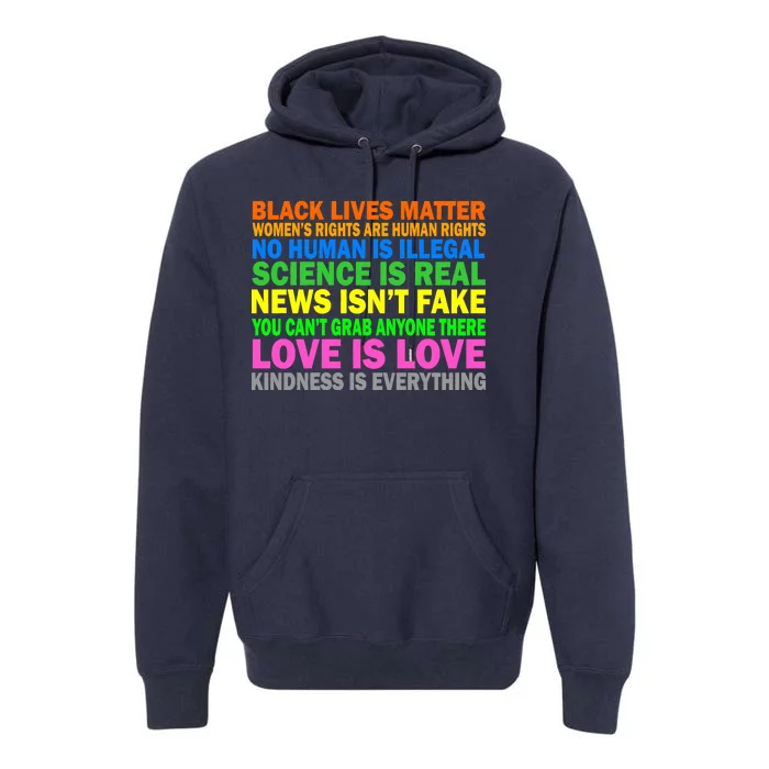 Kindness Is Everything Love Is Love Premium Hoodie