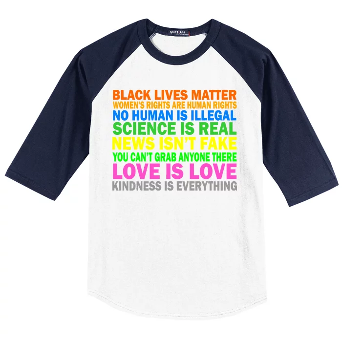 Kindness Is Everything Love Is Love Baseball Sleeve Shirt