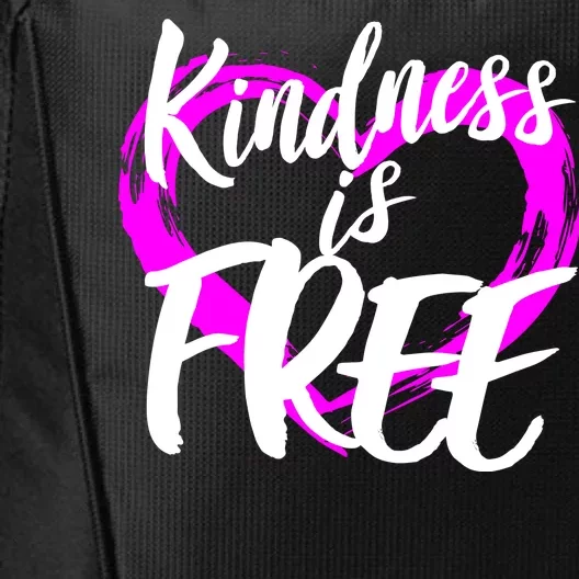 Kindness Is Free City Backpack