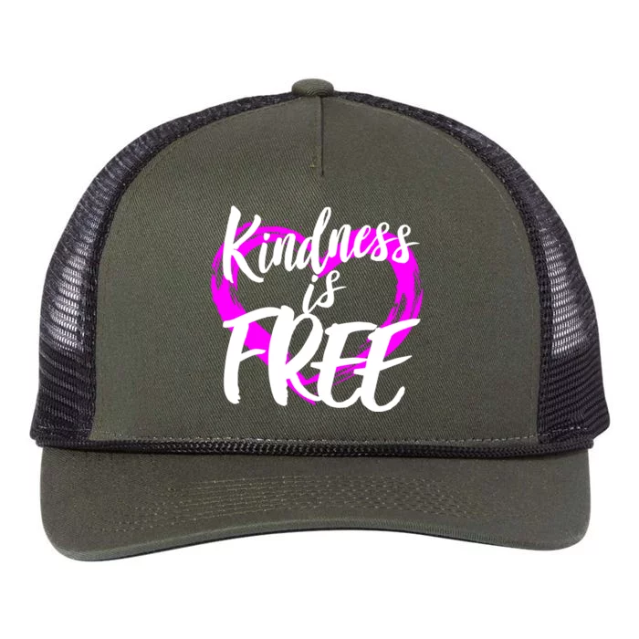 Kindness Is Free Retro Rope Trucker Hat Cap