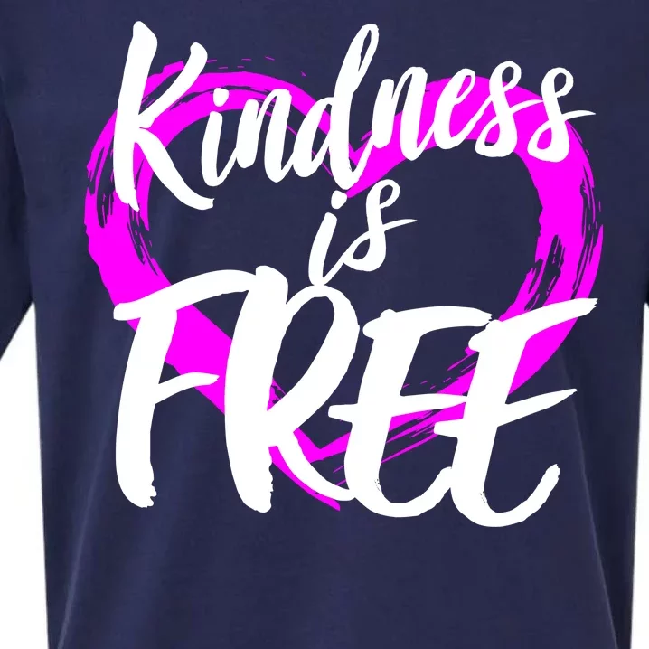 Kindness Is Free Sueded Cloud Jersey T-Shirt