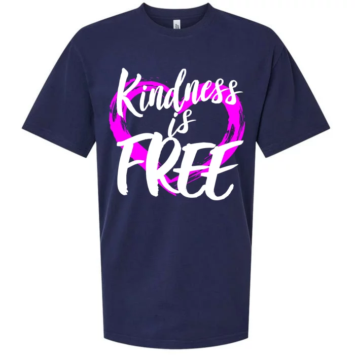 Kindness Is Free Sueded Cloud Jersey T-Shirt