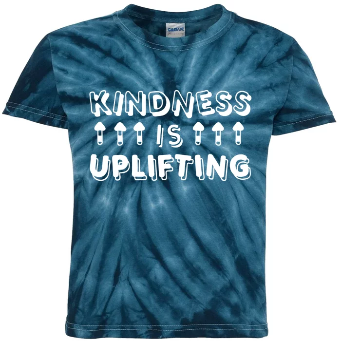 Kindness Is Uplifting Kids Tie-Dye T-Shirt