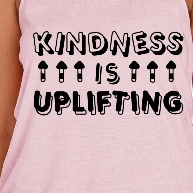 Kindness Is Uplifting Women's Knotted Racerback Tank